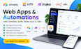 webapp make com automation airtable database airtable automation softr n8n