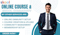 setup skool community, skool online course creation and skool community manager