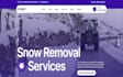 design or redesign squarespace snow removal snow plowing website