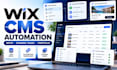 do wix cms automation, wix cms setup and wix portfolio cms developer