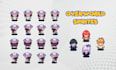 create custom pokemon trainer battle sprites pixel art with animation