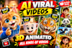 create viral ai talking object and ai fruit animation shorts