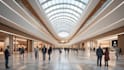 create realistic 3d shopping mall interior design and rendering