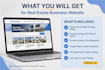 build modern real estate and property website