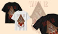 design custom t shirt illustration and merchandise