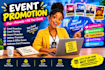 do event prmotion, event planning, webinar and concert