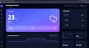 build a responsive react website with modern UI
