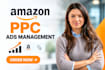 manage and optimize your amazon PPC campaigns and amazon ads