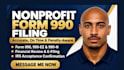 file your nonprofit 990, 990ez or 990n to ensure irs compliance