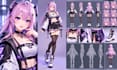 create 3d vtuber, vrchat avatars, anime characters and vrm models