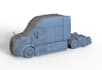 create a 3d car model ready for 3d printing