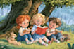 draw children story book illustration