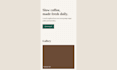 design a simple one page website with HTML and CSS