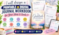 design a printable or digital journal workbook