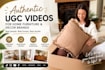 unboxing ugc video for home furniture brand, ugc home content, home decor video