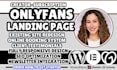 onlyfans landing page, creator landing page, subscription landing page