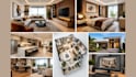 design interior styling space, interior room, house apartment, and 3d rendering