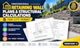 design retaining wall plans, and structural calculations for city permit