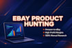 do ebay manual product hunting from amazon