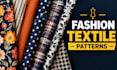 fashion textile patterns seamless surface pattern  fabric print design garments