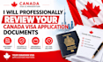 professionally review your canada visa application documents