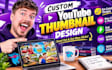 design clickable youtube thumbnail high ctr thumbnail podcast thumbnail redesign