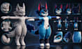 make custom vrchat avatar, furry character, rigging and unity setup