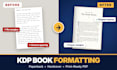 format KDP paperback and hardcover interiors