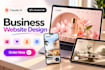 design and build a stunning business website using claude ai