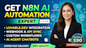 do n8n automation lovable ai agent workflow webhooks make crm integromat app