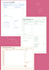 custom printable planners, habit tracker and budget planner
