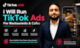 run tiktok ads for restaurants and cafes
