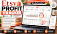 create an etsy profit tracker excel google sheets