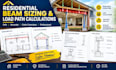 design residential beam sizing and load path calculations