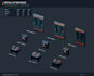 create game ready 3d assets and modular environments