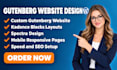 build gutenberg wordpress website using kadence blocks, spectra, gutenberg block