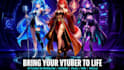 do stylized 3d vtuber model, anime with rigging, virod, vrm and vrchat avatar