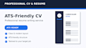 write a professional ats friendly CV or resume