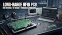 design long range rfid tracking pcb, uhf antenna and embedded c firmware