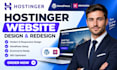 build hostinger website design hostinger redesign hostinger wordpress websites