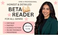 beta read your critique fantasy science fiction and inline feedback