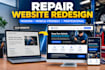 redesign your repair website into a modern, mobile friendly site