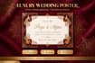 design luxury mehndi haldi wedding and festival posters