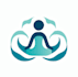 create a mental wellness app logo with a soft caring mark