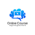 design an online course logo with a smart modern mark