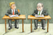 design a professional political caricature