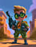 draw 2d game character illustration
