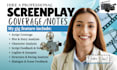 provide script coverage, screenplay, plot analysis, script feedback and notes