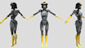 create ps1 ps2 psx low poly 3d characters for your  game