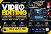 edit short form, long form youtube video, for creators and brands
